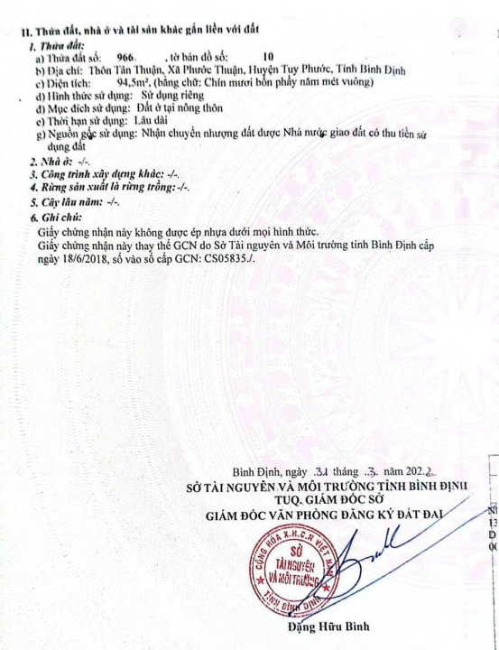 Đất Phước Thuận Đất Phước Thuận