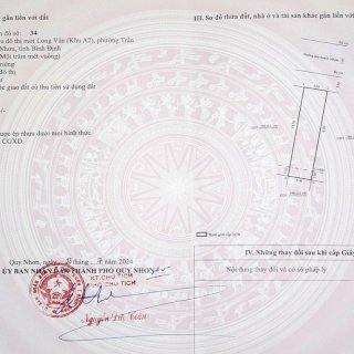 Bán đất Long Vân - Long Mỹ, Quy Nhơn