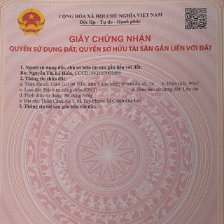 Lô đôi đất Phước Thành